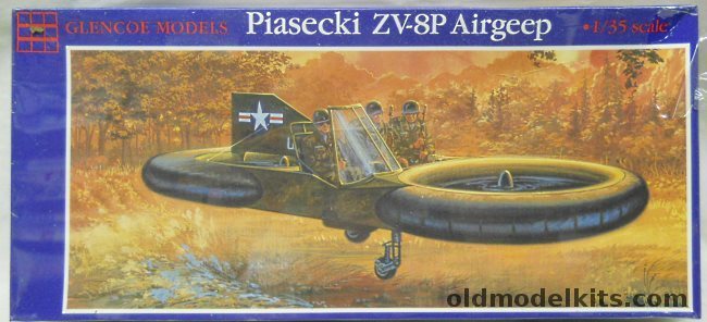 Glencoe 1/35 Piasecki ZV-8P  Airgeep - (Ex ITC Piasecki VZ-8P Aerial Jeep), 05202 plastic model kit